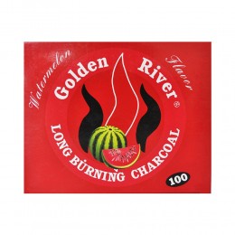 100 CARBONCINI GOLDEN RIVER NARGHILE CARBONE HOOKAH SHISHA CARBONI ANGURIA